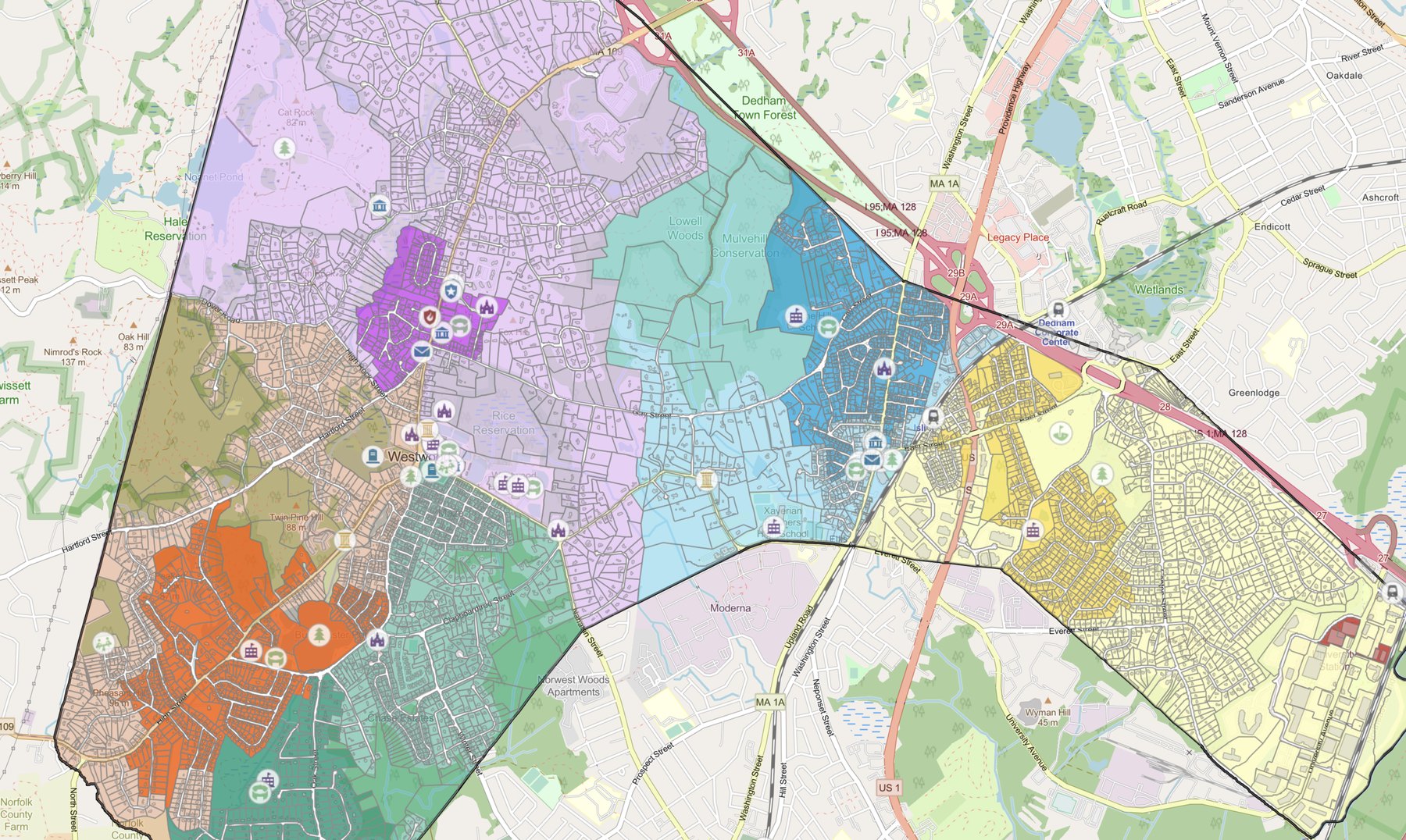 New Westwood Elementary School Buffer Zones
